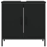 Bathroom Sink Cabinet Black 60x30x60 cm Engineered Wood 842446
