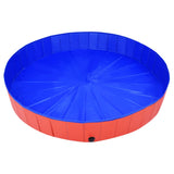 Foldable Dog Swimming Pool Red 200x30 cm PVC 92600