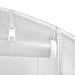 Greenhouse with Steel Frame White 54 m² 18x3x2 m 3188057