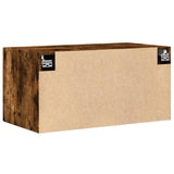 Wall Cabinet Smoked Oak 80x42.5x40 cm Engineered Wood 846128