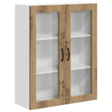 Wall Glass Cabinet LUCCA Artisan Oak 80 x 31 x 100 cm 885164