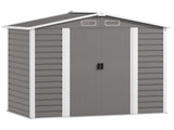 7 x 4ft Garden Shed, Easy to Assemble, Upgraded Galvanised Steel Frame with Foundation Kit, Double T3398P317698