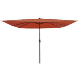 Garden Parasol Terracotta 295 x 295 x 245 cm 42003665