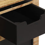 Sideboard with 2 Drawers 55x35x60 cm Solid Wood Mango 374060