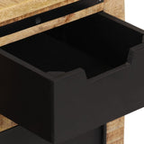 Sideboard with 2 Drawers 55x35x60 cm Solid Wood Mango 374060
