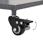 Outdoor Umbrella Base Dark grey wood look 45 x 45 x 31 cm Steel 42009948
