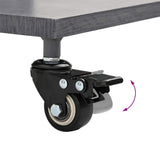 Outdoor Umbrella Base Dark grey wood look 45 x 45 x 31 cm Steel 42009948