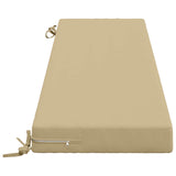2-Piece Bench Cushions SOEST 2 pcs 100% Polyester Beige 949803