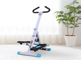 Stepper w/ Handle Hand Grip Workout Fitness Machine For Fitness Aerobic Exercise Home Gym White T3398P349147