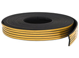 Self-Adhesive Window Seal Black 15 x 8 mm 100 m EPDM Foam 42038137