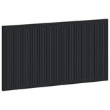 Wall-Mounted Headboard EDE Black Engineered Wood 896096
