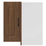 Kitchen Wall Corner Cabinet Kalmar Brown Oak Engineered Wood 853624