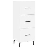 Highboard White 34,5x34x180 cm Engineered Wood 3200209