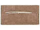 Cushion Cover 6 pcs HOUTEN Brown 50 x 80 cm Chenille Fabric 920158
