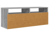 Lowboard with Drawer Grey Sonoma 72 x 22.5 x 38 cm 8000577