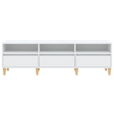 TV Cabinet White 150x30x44.5 cm Engineered Wood 831909