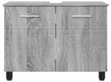 Bathroom Vanity Unit Grey Sonoma 60 x 35 x 60 cm 889411
