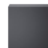 Garden Cover Profile 2 pcs 100 x 20 x 15 cm Steel Anthracite 8012980