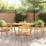 Garden Dining Table Oval 150x90x75 cm Solid Wood Acacia 4108136