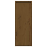 Wall Cabinets 2 pcs Honey Brown 30x30x80 cm Solid Wood Pine 813502