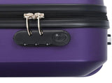 Hardcase Trolley Set 3 pcs Purple ABS 91877