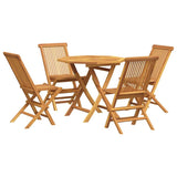 3059581 5 Piece Garden Dining Set Solid Teak Wood