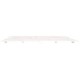 Bed Frame without Mattress White 160x200 cm Solid Wood Pine 824579