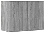 Sideboard Grey Sonoma 79x38x80 cm Engineered Wood 840518