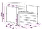 Outdoor Middle Sofa Natural 3438898