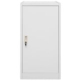 Saddle Cabinet Light Grey 53x53x105 cm Steel 339604