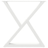 Dining Table Legs 2 pcs White 70x cm Steel 4012725
