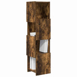 Corner Cabinet 25.5x25x102cm Engineered Wood Smoked Oak 889809