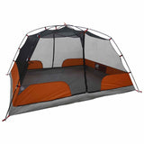 Backpacking Tent Grey and Orange 4-Person 42017414
