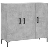 Sideboard Concrete Grey 90x34x80 cm Engineered Wood 828112