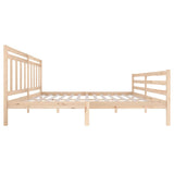 3100674 Bed Frame without Mattress Solid Wood 200x200 cm