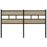 Replace Headboard Sonoma Oak 140 cm Iron and Engineered Wood 4017135