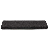 Stair Mats Self-adhesive 20 pcs 65x21x4 cm Black Rectangular Edge 3365717