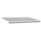 Awning Frame Anthracite and White 500 x 300 cm 3331241