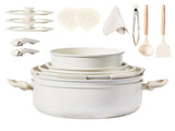 22-Piece Non-Stick Cookware Set, 6 Pots & 3 Lids, Removable Handles, Oven & Dishwasher Safe, 89363330