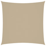 Sunshade Sail Oxford Fabric Square 5x5 m Beige 135141
