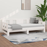 Pull-out Day Bed without Mattress White 2x cm 820293
