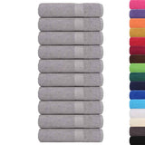 Shower Towels "FROGN" 10 pcs Grey 70x140 cm 360 gsm 136835