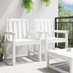 Garden Dining Chair 2 pcs White 65.5 x 59 x 88cm HDPE 42006604