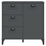 Sideboard VIKEN Anthracite Grey 80x40x80 cm Engineered Wood 374940