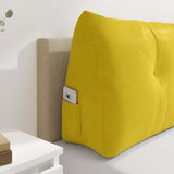Back Pillow Yellow 200 x 24 x 50 cm Velvet 42014610