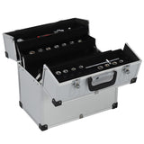 Tool Case 38x22.5x34 cm Silver Aluminum 91848