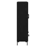 Highboard Black Oak 69.5 x 31 x 115 cm Engineered Wood 882525