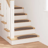 Self-adhesive Stair Mats 15 pcs Brown 65 x 21 x 4 cm 42011445