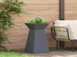 Pillar Planter Anthracite 35 x 35 x 73 cm 873842