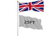 5.1*5.1*750cm Aluminum Alloy Splicing Flagpole Adjustable And Retractable Courtyard Outdoor Flagpole 73675247